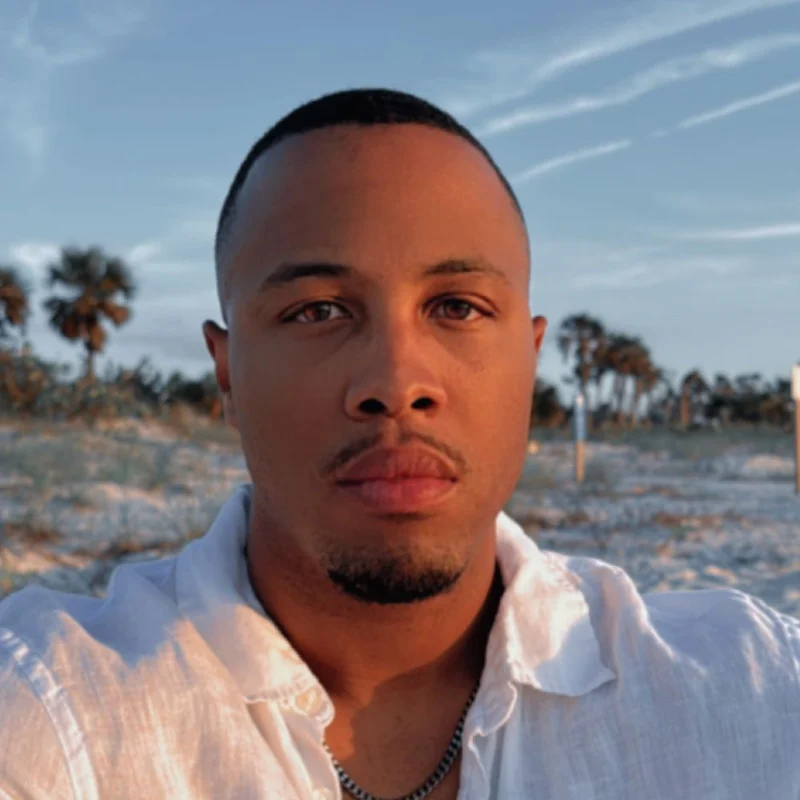 Tevin Holliday outdoors.